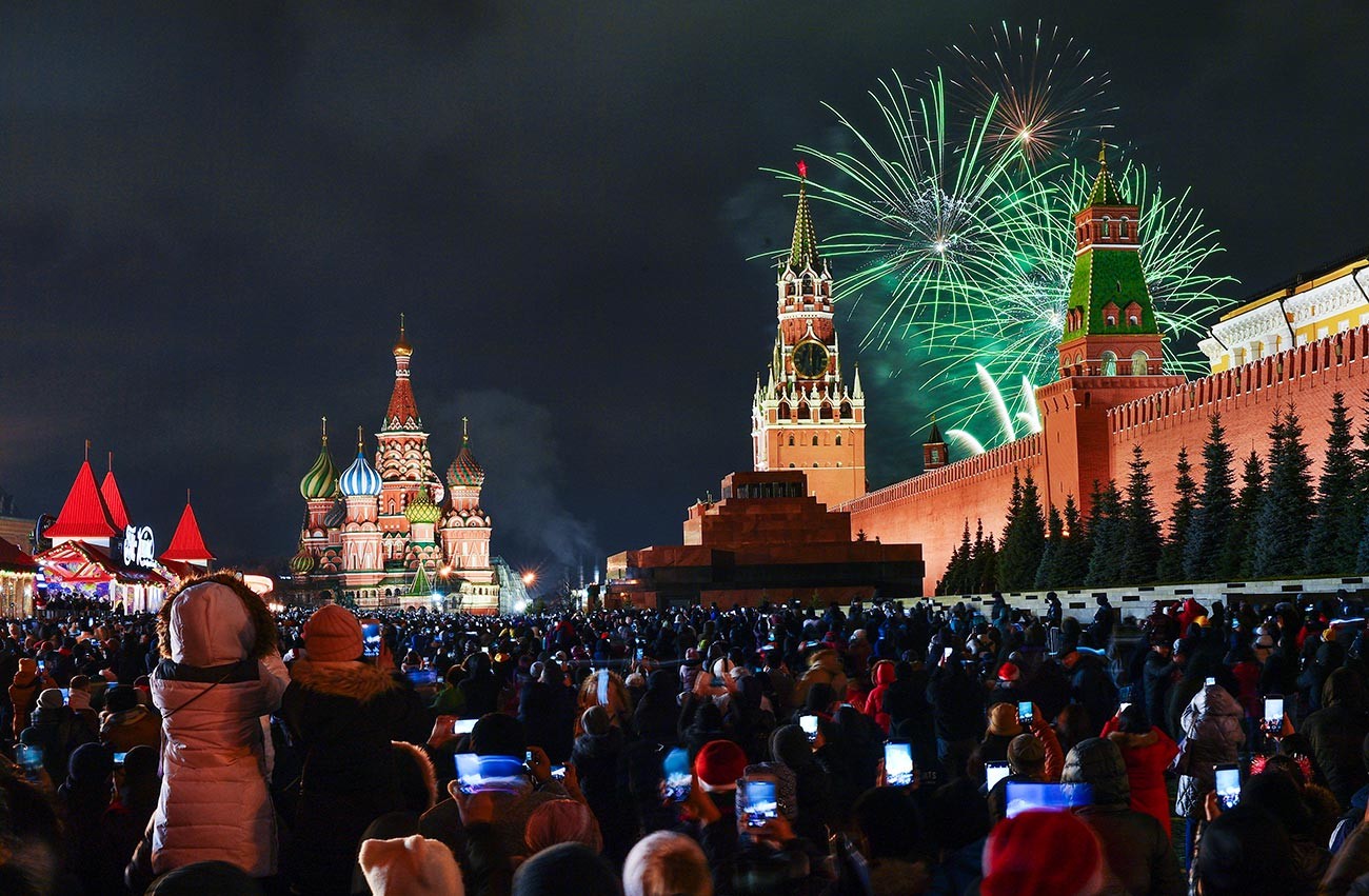 Новый год 2023 на Красной площади