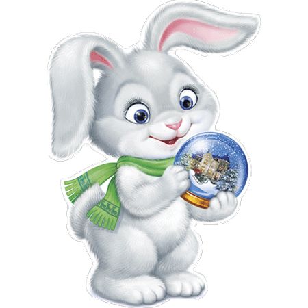 Картинки с символом 2023 года Кроликом из мультфильмов