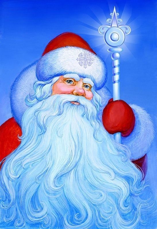 Картинки с Дедом Морозом и Санта Клаусом