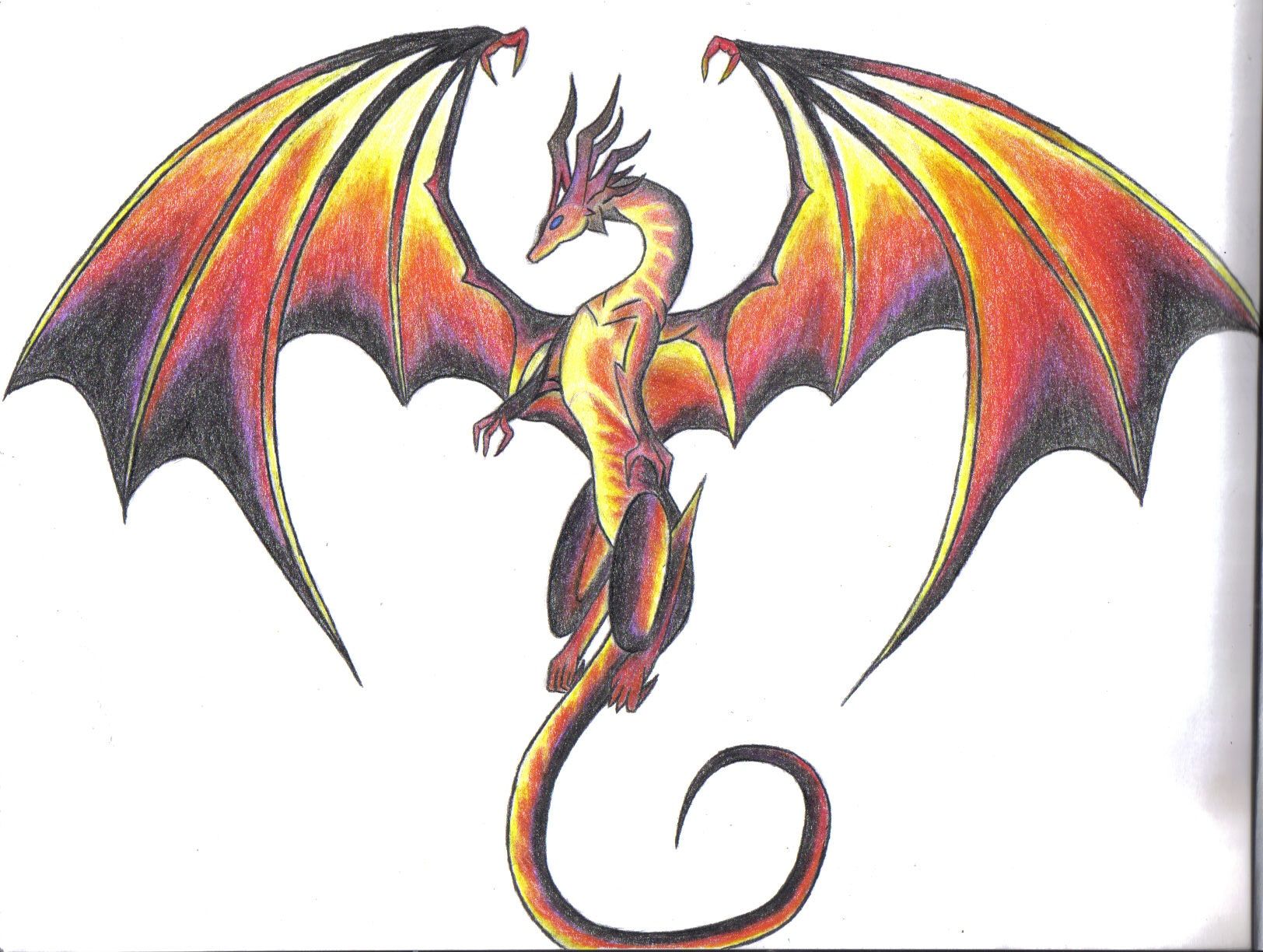 Рисунки с символом 2024 года - Драконом