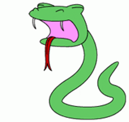 Анимационные картинки с символом 2025 года - Змеёй